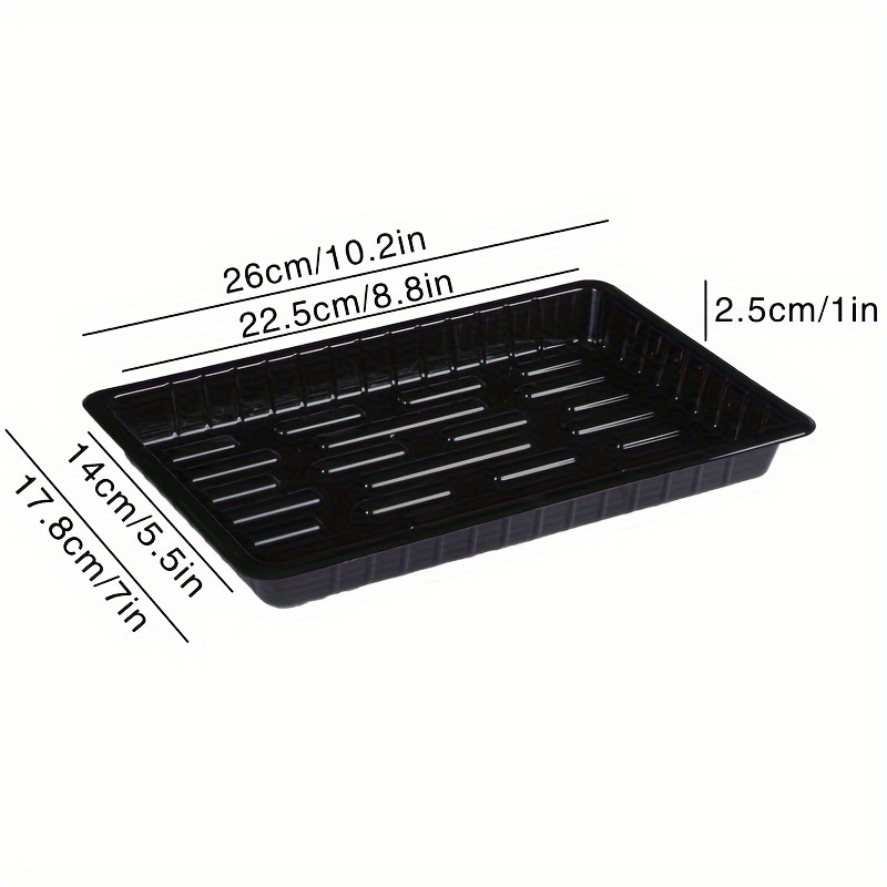 1個入り耐久性のある黒色PETプラスチック製苗トレイ回転式植 - Seed Starter Tray のレビューと価格