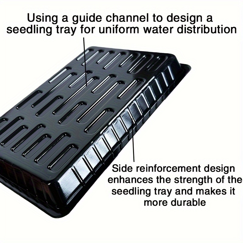 1個入り耐久性のある黒色PETプラスチック製苗トレイ回転式植 - Seed Starter Tray のレビューと価格