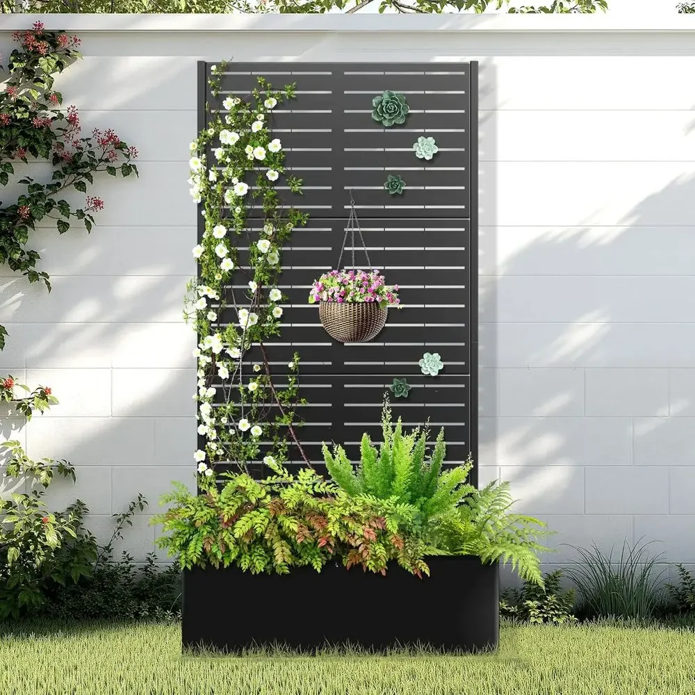 トレリス付き高床式ガーデンベッド、2-in-1プランターとプ - Vertical Planter のレビューと価格