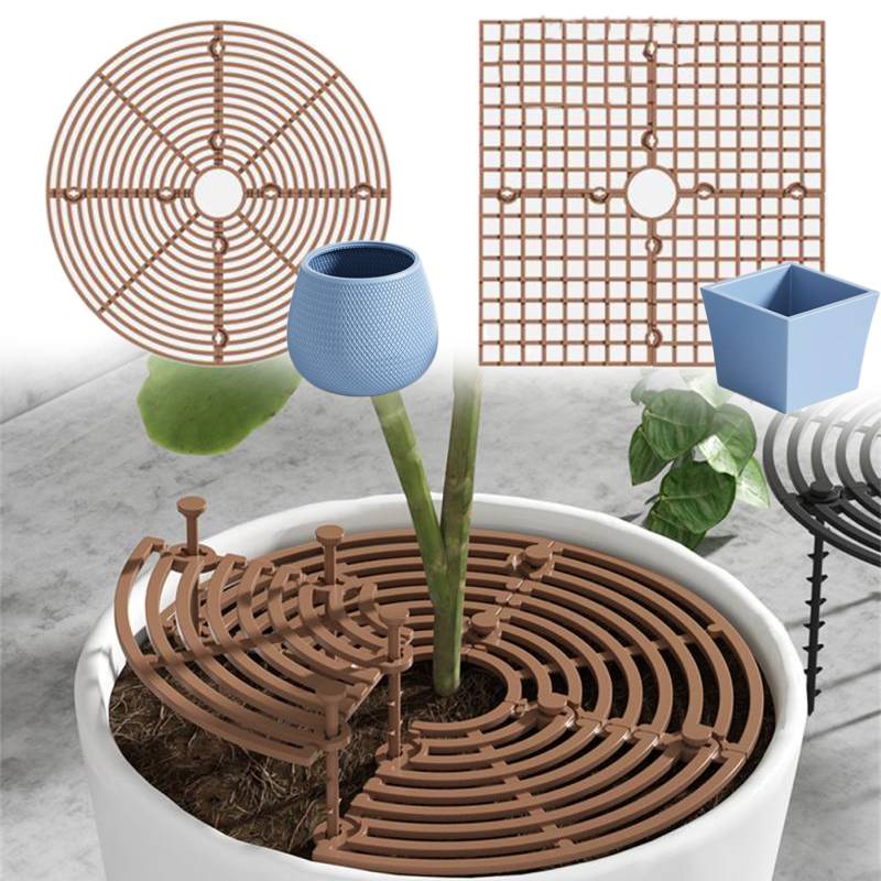 植木鉢カバー、植木鉢グリッド、庭土ガードカバー、植物保護グリ - Indoor Herb Garden のレビューと価格