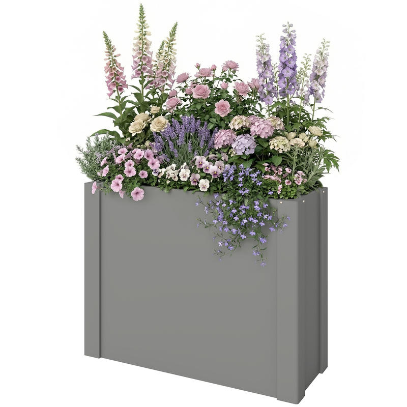 Outsunny 鉄製プランターボックス 屋外用ガーデニング - Raised Garden Bed のレビューと価格