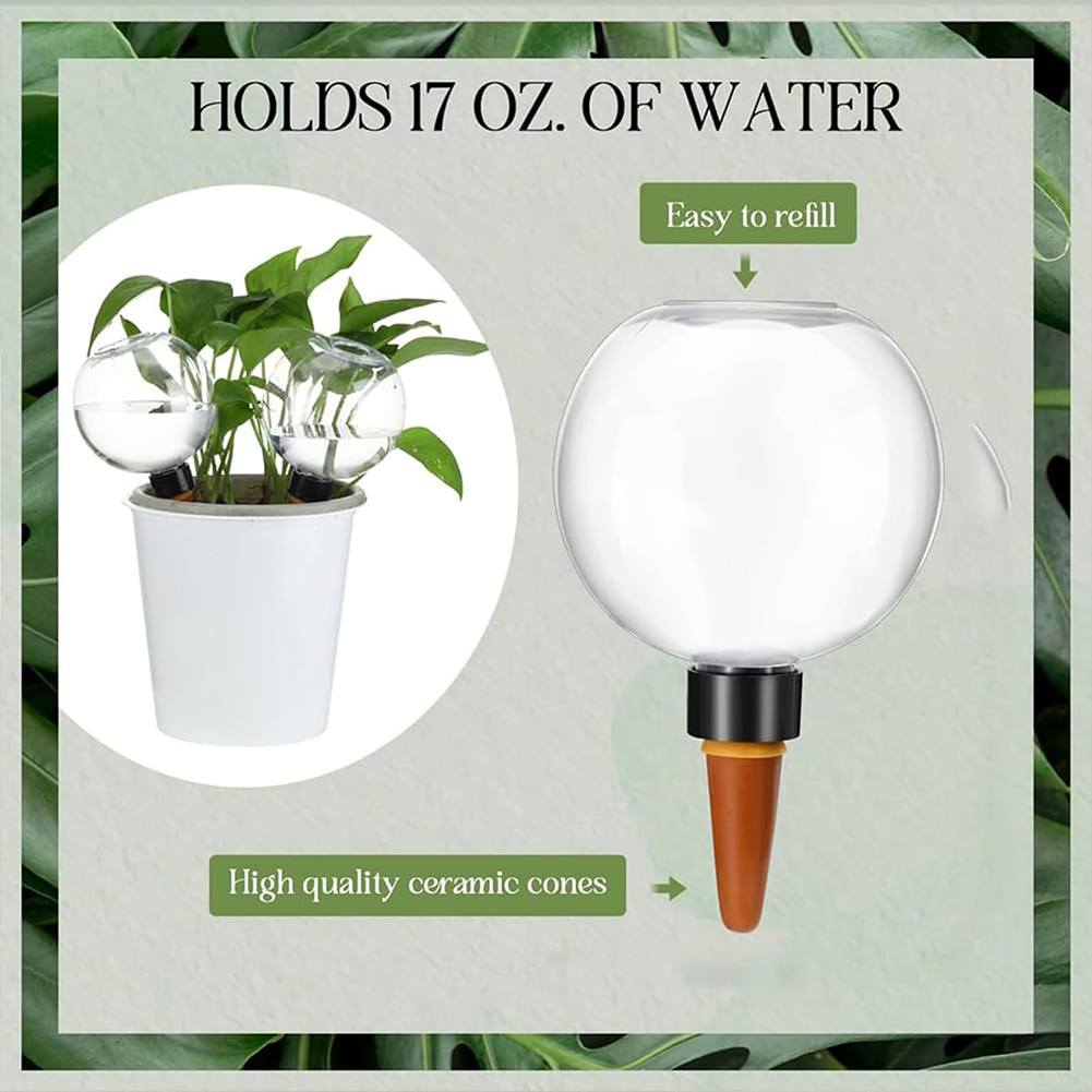 500ML自動給水グローブ点滴灌漑システム、自動給水プランタ - Self Watering Planter のレビューと価格