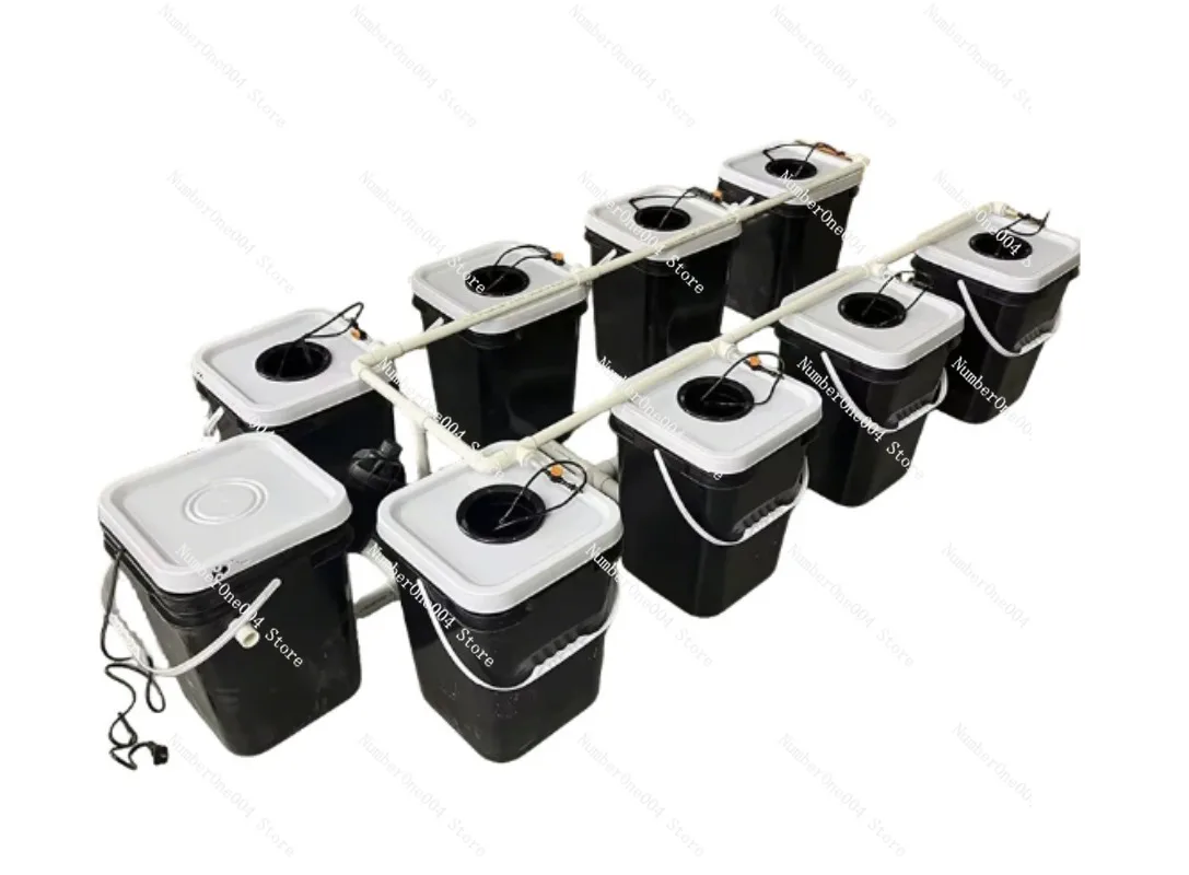 RDWC家庭用バルコニー水耕栽培キット、4+1 & 8+1バ - Hydroponic Kit のレビューと価格