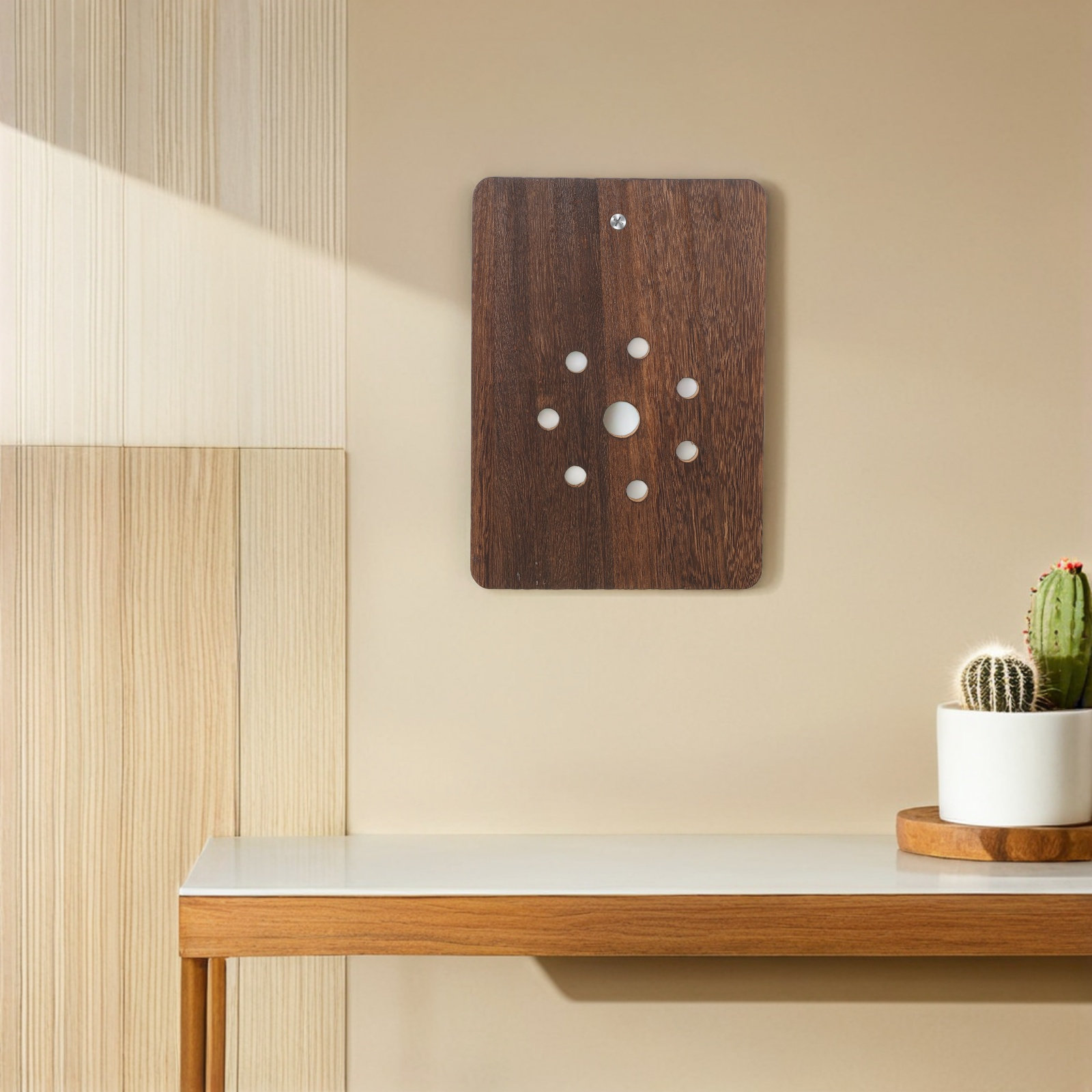 鹿角シダの装飾用ボード、盾型、木製パネル、あらかじめ穴あけ済 - Vertical Planter のレビューと価格