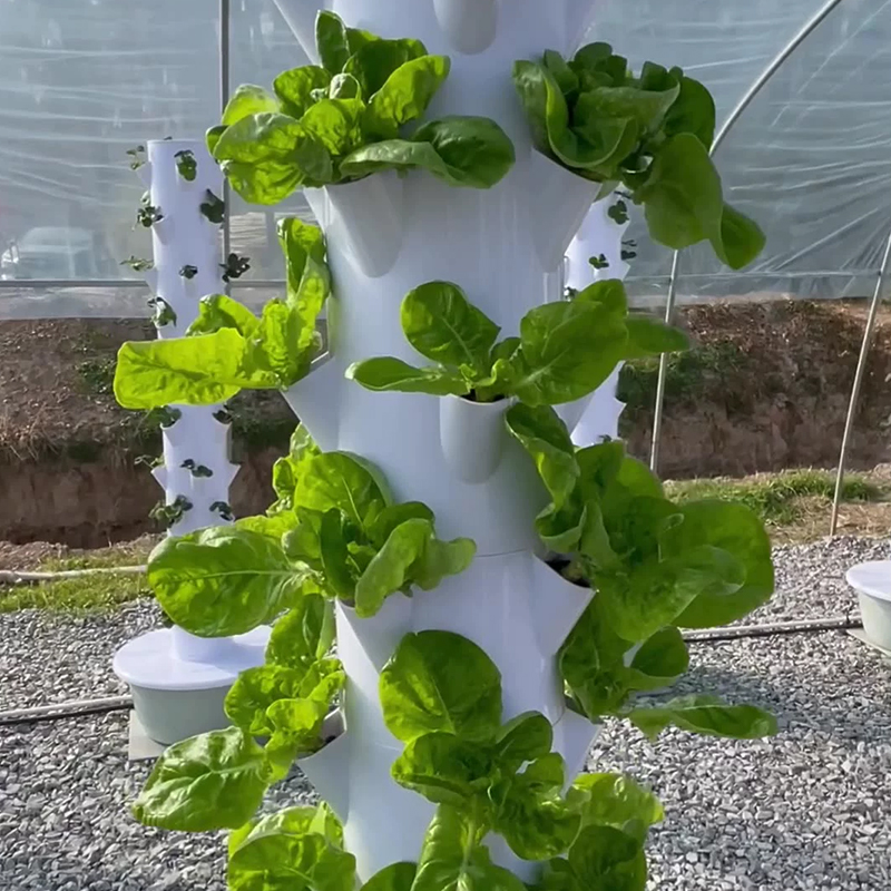 LED育成ライト付きスペースツリー垂直水耕タワーインテリジェ - Vertical Planter のレビューと価格